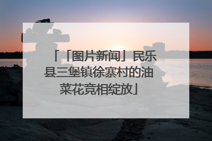 「图片新闻」民乐县三堡镇徐寨村的油菜花竞相绽放