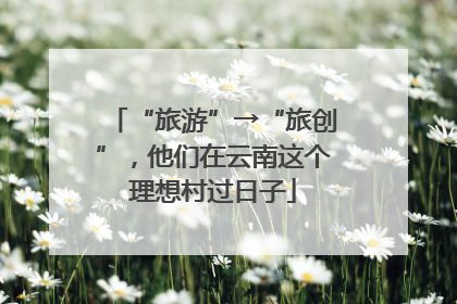 “旅游”→“旅创”，他们在云南这个理想村过日子