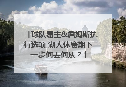 球队易主&詹姆斯执行选项 湖人休赛期下一步何去何从？