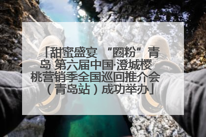 甜蜜盛宴 “圈粉”青岛 第六届中国·澄城樱桃营销季全国巡回推介会（青岛站）成功举办