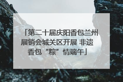 第二十届庆阳香包兰州展销会城关区开展 非遗香包“粽”情端午