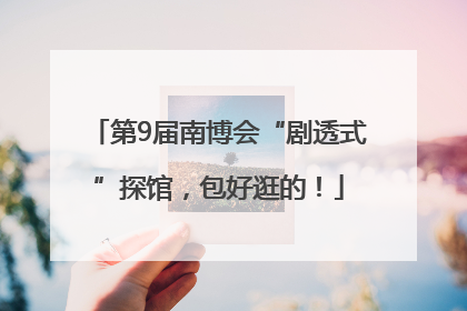 第9届南博会“剧透式”探馆，包好逛的！