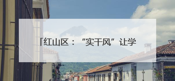 红山区：“实干风”让学习教育照见“民生温度”