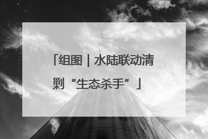 组图｜水陆联动清剿“生态杀手”