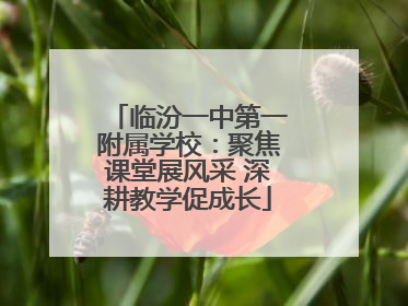 临汾一中第一附属学校：聚焦课堂展风采 深耕教学促成长