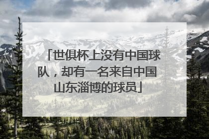 世俱杯上没有中国球队，却有一名来自中国山东淄博的球员