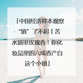 中国经济样本观察·“镇”了不起丨苦水镇里玫瑰香！你化妆品里的六成香产自这个小镇