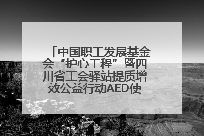 中国职工发展基金会“护心工程”暨四川省工会驿站提质增效公益行动AED使用培训在达州举行