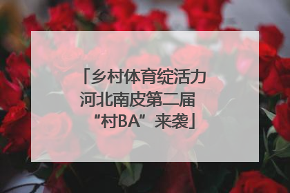 乡村体育绽活力 河北南皮第二届“村BA”来袭