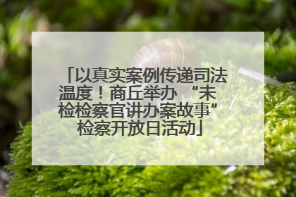 以真实案例传递司法温度！商丘举办 “未检检察官讲办案故事” 检察开放日活动
