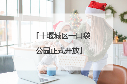 十堰城区一口袋公园正式开放