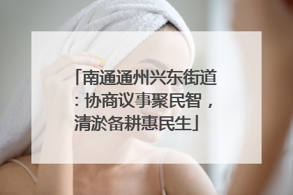 南通通州兴东街道：协商议事聚民智，清淤备耕惠民生