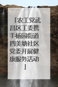农工党武昌区工委携手杨园街道四美塘社区党委开展健康服务活动