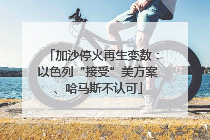 加沙停火再生变数：以色列“接受”美方案、哈马斯不认可