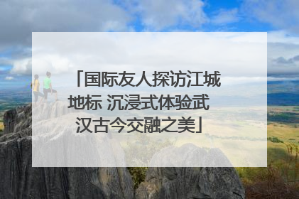 国际友人探访江城地标 沉浸式体验武汉古今交融之美