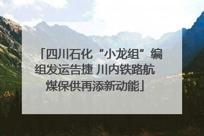 四川石化“小龙组”编组发运告捷 川内铁路航煤保供再添新动能