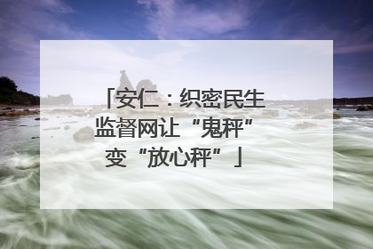 安仁：织密民生监督网让“鬼秤”变“放心秤”