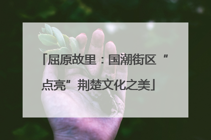 屈原故里：国潮街区“点亮”荆楚文化之美