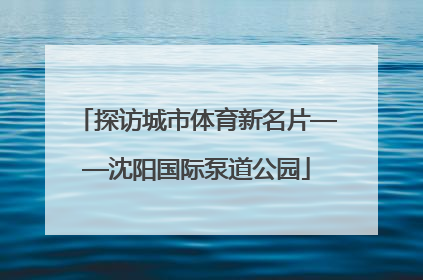 探访城市体育新名片——沈阳国际泵道公园