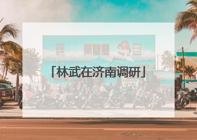 林武在济南调研