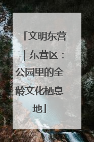 文明东营｜东营区：公园里的全龄文化栖息地