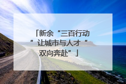 新余“三百行动”让城市与人才“双向奔赴”