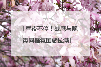 昼夜不停！战鹰与晚霞同框氛围感拉满