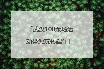 武汉100余场活动带您玩转端午