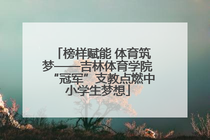 榜样赋能 体育筑梦——吉林体育学院“冠军”支教点燃中小学生梦想