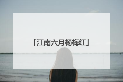 江南六月杨梅红