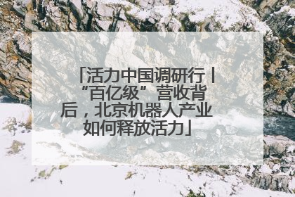 活力中国调研行丨 “百亿级”营收背后，北京机器人产业如何释放活力