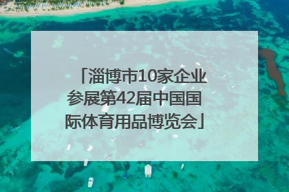 淄博市10家企业参展第42届中国国际体育用品博览会