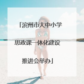 滨州市大中小学思政课一体化建设推进会举办