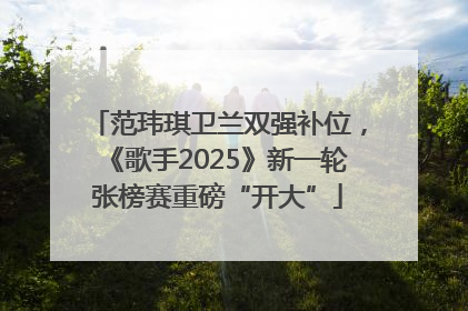 范玮琪卫兰双强补位，《歌手2025》新一轮张榜赛重磅“开大”