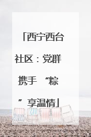 西宁西台社区：党群携手 “粽”享温情