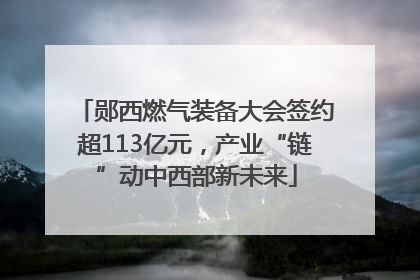 郧西燃气装备大会签约超113亿元，产业“链”动中西部新未来