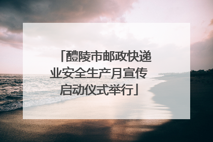 醴陵市邮政快递业安全生产月宣传启动仪式举行