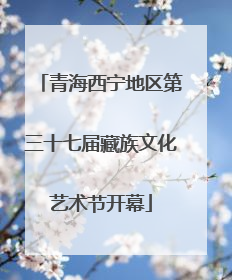 青海西宁地区第三十七届藏族文化艺术节开幕
