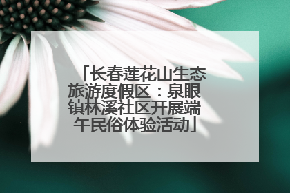 长春莲花山生态旅游度假区：泉眼镇林溪社区开展端午民俗体验活动