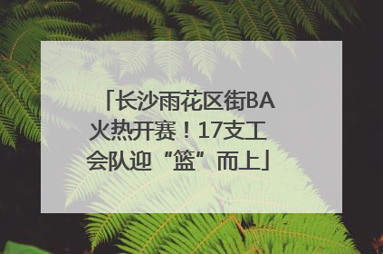 长沙雨花区街BA火热开赛！17支工会队迎“篮”而上