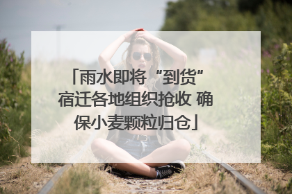 雨水即将“到货” 宿迁各地组织抢收 确保小麦颗粒归仓