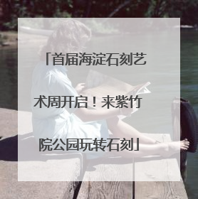 首届海淀石刻艺术周开启！来紫竹院公园玩转石刻