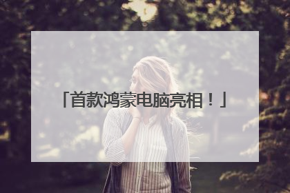 首款鸿蒙电脑亮相！