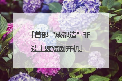 首部“成都造”非遗主题短剧开机