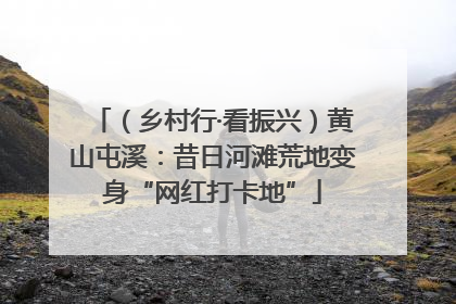 （乡村行·看振兴）黄山屯溪：昔日河滩荒地变身“网红打卡地”