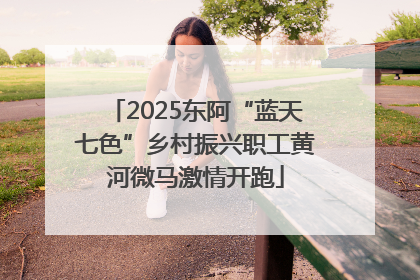 2025东阿“蓝天七色”乡村振兴职工黄河微马激情开跑